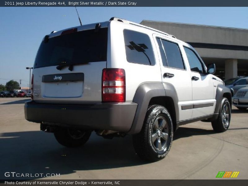 Bright Silver Metallic / Dark Slate Gray 2011 Jeep Liberty Renegade 4x4
