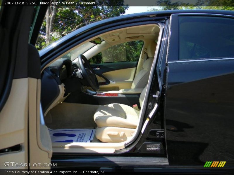 Black Sapphire Pearl / Cashmere 2007 Lexus IS 250
