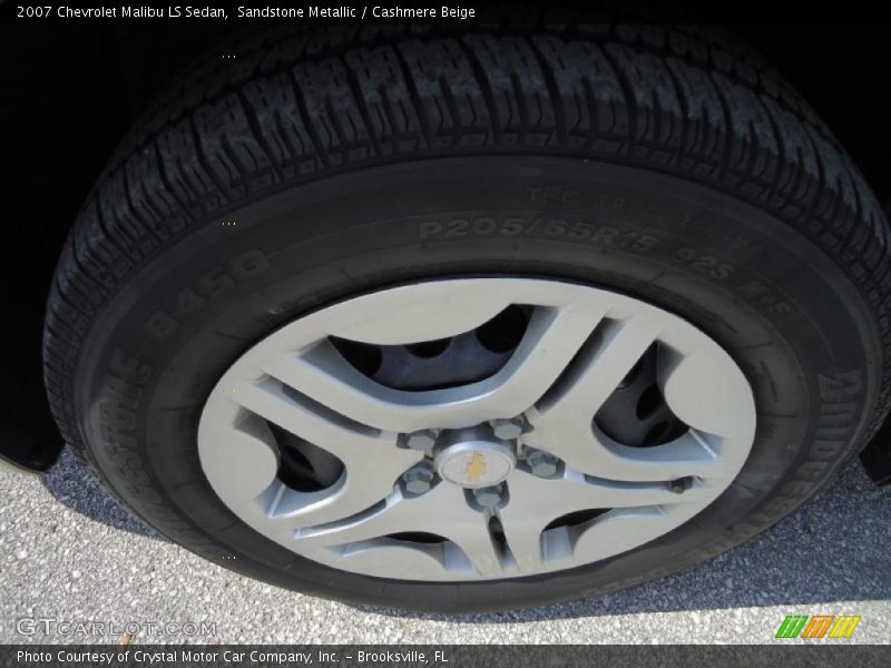 Sandstone Metallic / Cashmere Beige 2007 Chevrolet Malibu LS Sedan
