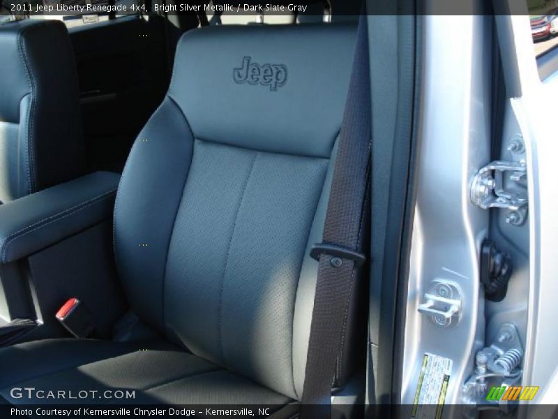 Bright Silver Metallic / Dark Slate Gray 2011 Jeep Liberty Renegade 4x4