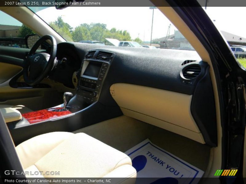 Black Sapphire Pearl / Cashmere 2007 Lexus IS 250