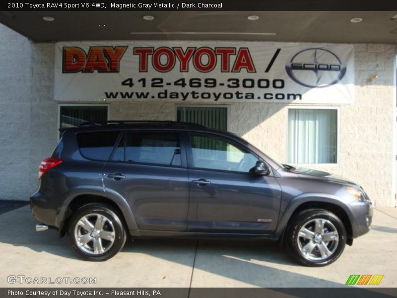 Magnetic Gray Metallic / Dark Charcoal 2010 Toyota RAV4 Sport V6 4WD