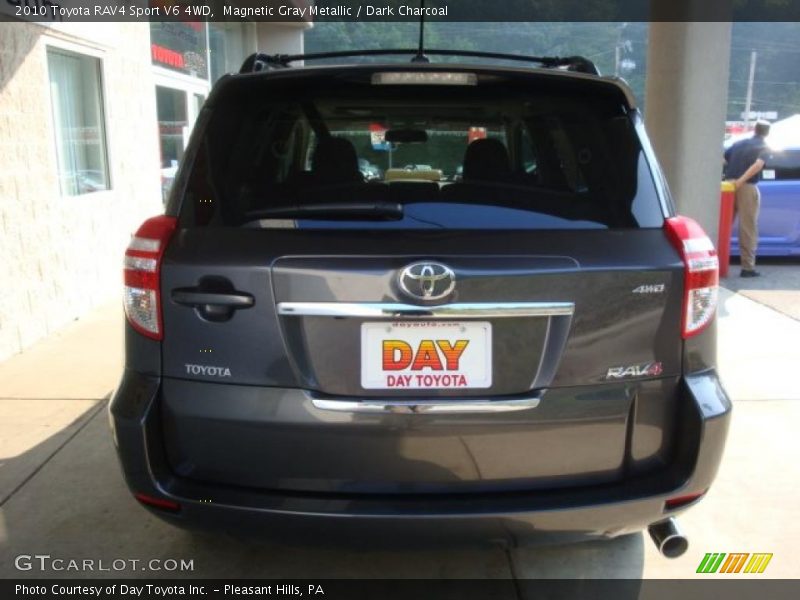 Magnetic Gray Metallic / Dark Charcoal 2010 Toyota RAV4 Sport V6 4WD