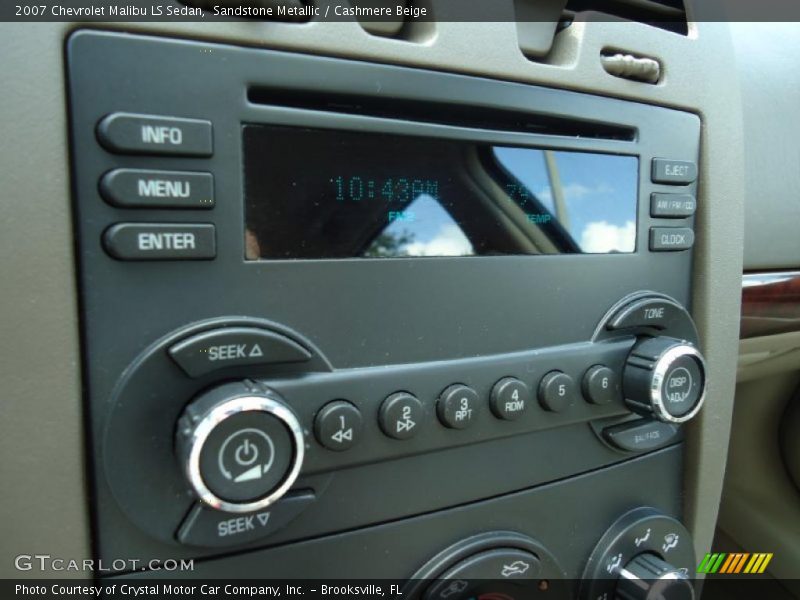 Sandstone Metallic / Cashmere Beige 2007 Chevrolet Malibu LS Sedan