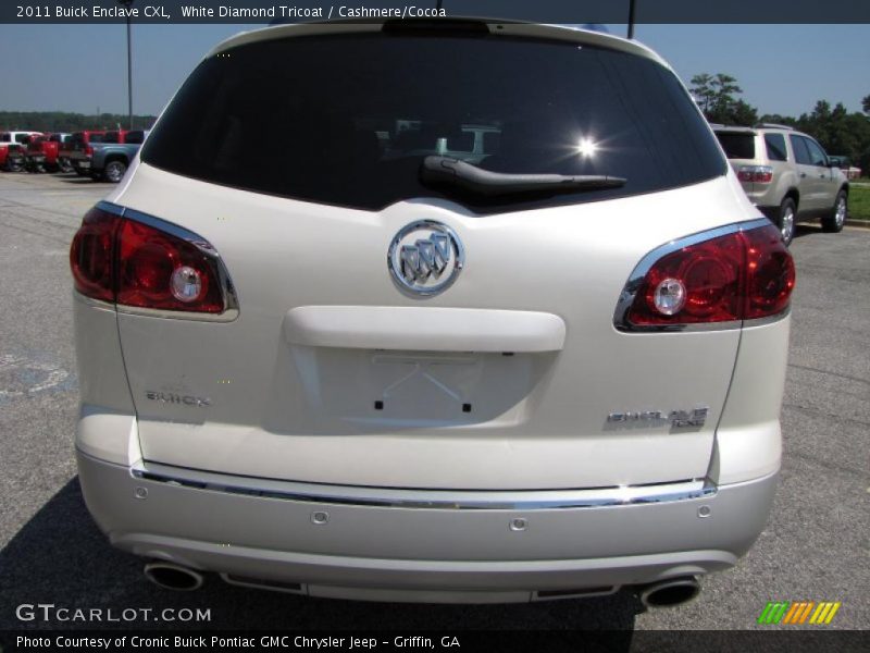 White Diamond Tricoat / Cashmere/Cocoa 2011 Buick Enclave CXL