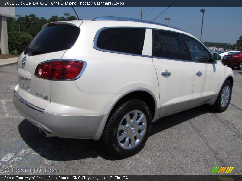 White Diamond Tricoat / Cashmere/Cocoa 2011 Buick Enclave CXL