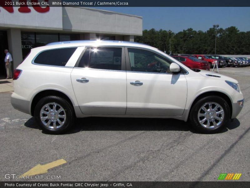 White Diamond Tricoat / Cashmere/Cocoa 2011 Buick Enclave CXL