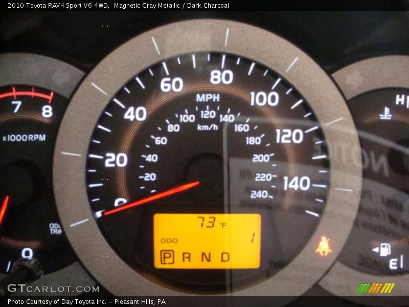 Magnetic Gray Metallic / Dark Charcoal 2010 Toyota RAV4 Sport V6 4WD