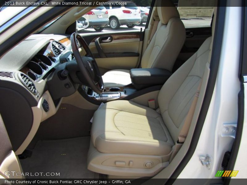 White Diamond Tricoat / Cashmere/Cocoa 2011 Buick Enclave CXL