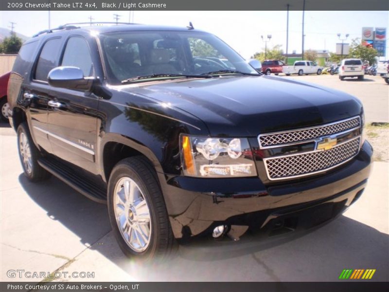Black / Light Cashmere 2009 Chevrolet Tahoe LTZ 4x4