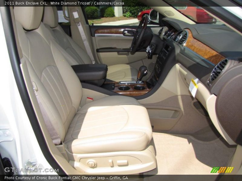 White Diamond Tricoat / Cashmere/Cocoa 2011 Buick Enclave CXL