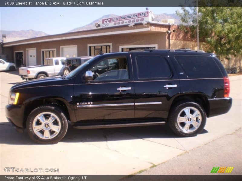 Black / Light Cashmere 2009 Chevrolet Tahoe LTZ 4x4