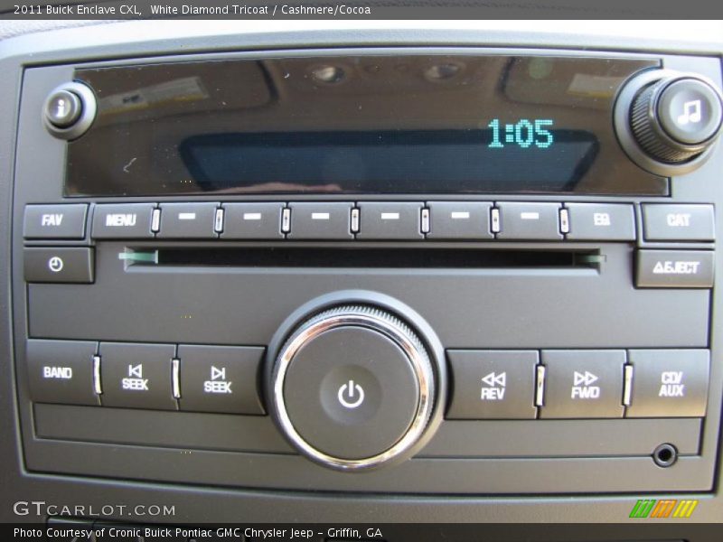White Diamond Tricoat / Cashmere/Cocoa 2011 Buick Enclave CXL