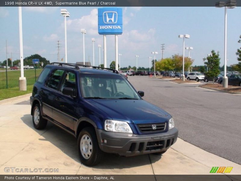 Supermarine Blue Pearl / Charcoal 1998 Honda CR-V LX 4WD