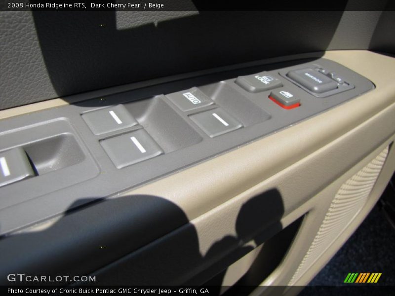 Dark Cherry Pearl / Beige 2008 Honda Ridgeline RTS