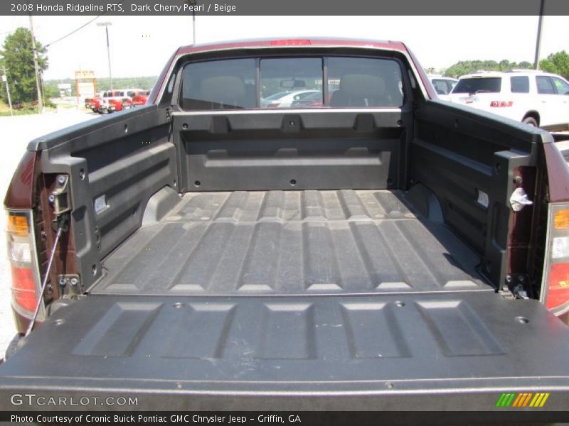 Dark Cherry Pearl / Beige 2008 Honda Ridgeline RTS