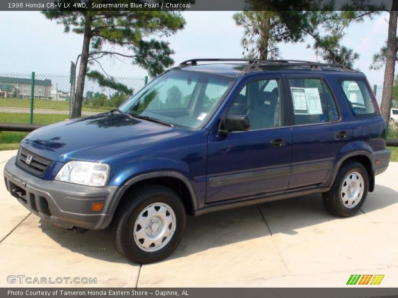 Supermarine Blue Pearl / Charcoal 1998 Honda CR-V LX 4WD