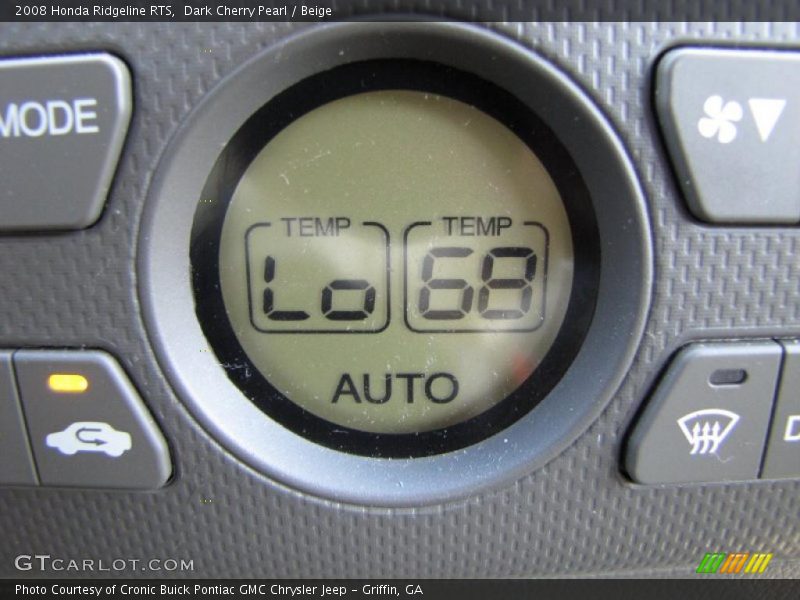 Dark Cherry Pearl / Beige 2008 Honda Ridgeline RTS