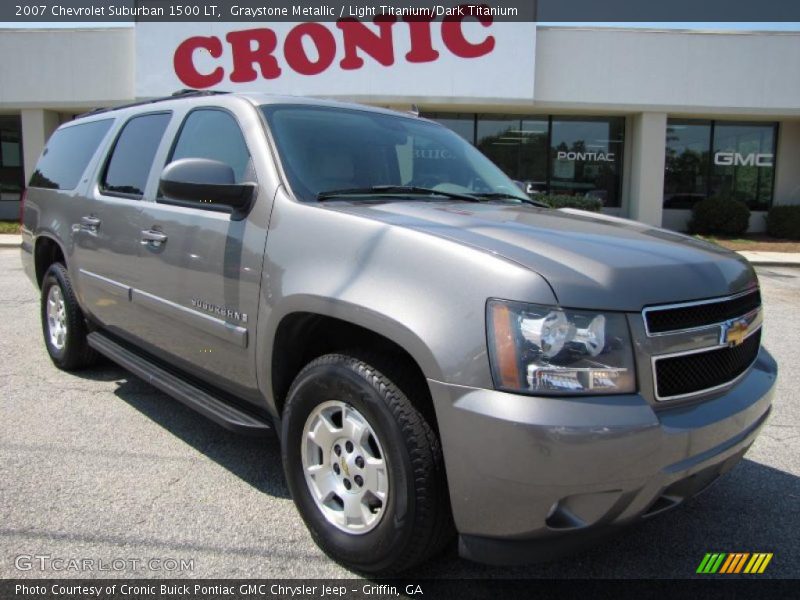 Graystone Metallic / Light Titanium/Dark Titanium 2007 Chevrolet Suburban 1500 LT
