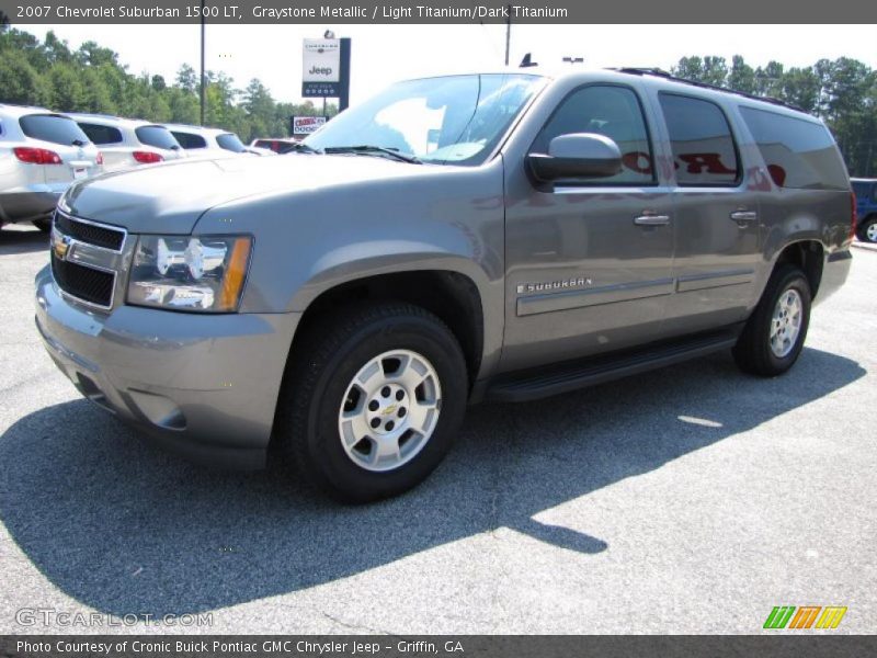Graystone Metallic / Light Titanium/Dark Titanium 2007 Chevrolet Suburban 1500 LT