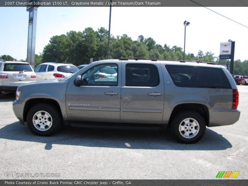 Graystone Metallic / Light Titanium/Dark Titanium 2007 Chevrolet Suburban 1500 LT