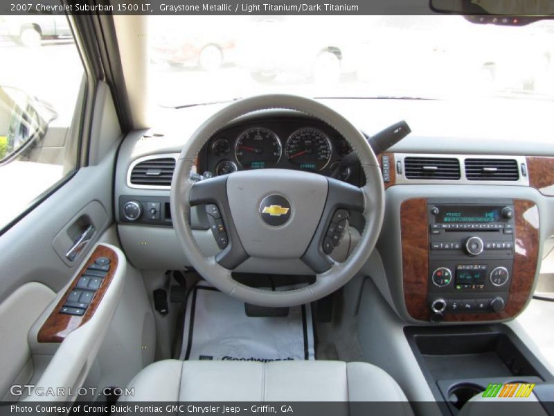 Graystone Metallic / Light Titanium/Dark Titanium 2007 Chevrolet Suburban 1500 LT