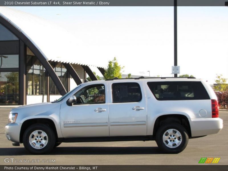 Sheer Silver Metallic / Ebony 2010 Chevrolet Suburban LT 4x4