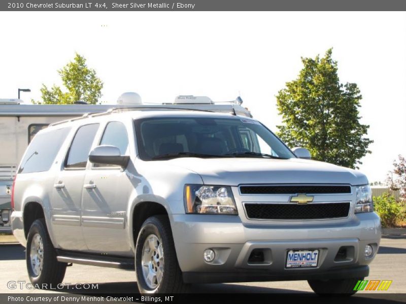 Sheer Silver Metallic / Ebony 2010 Chevrolet Suburban LT 4x4