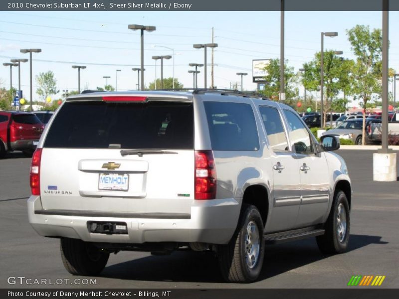 Sheer Silver Metallic / Ebony 2010 Chevrolet Suburban LT 4x4