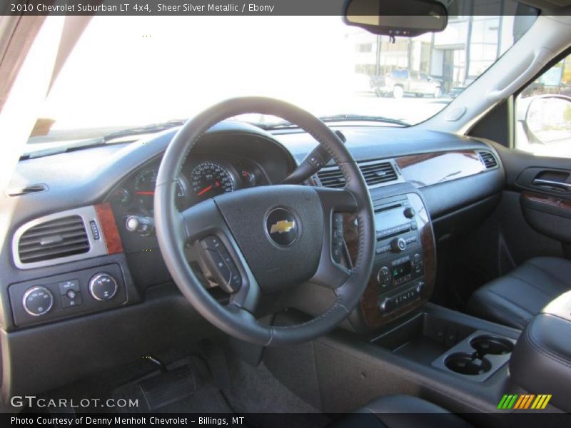 Sheer Silver Metallic / Ebony 2010 Chevrolet Suburban LT 4x4