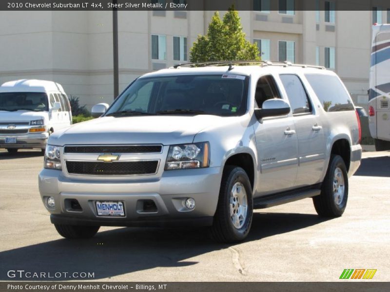 Sheer Silver Metallic / Ebony 2010 Chevrolet Suburban LT 4x4