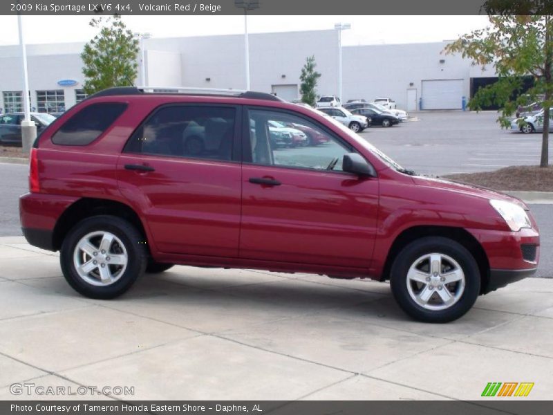 Volcanic Red / Beige 2009 Kia Sportage LX V6 4x4
