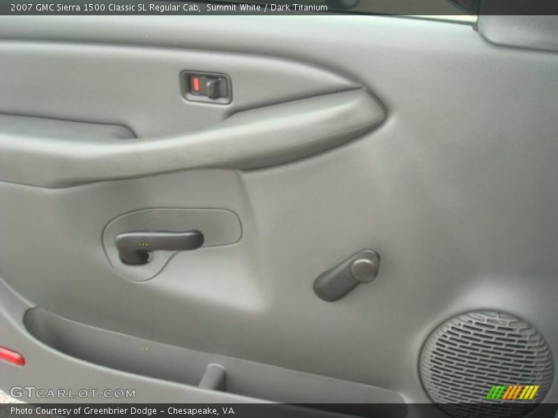 Summit White / Dark Titanium 2007 GMC Sierra 1500 Classic SL Regular Cab