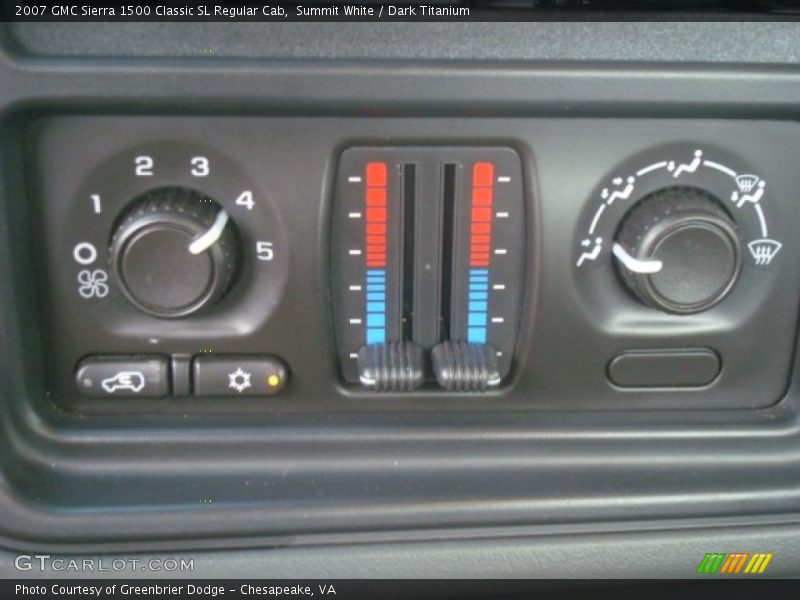 Summit White / Dark Titanium 2007 GMC Sierra 1500 Classic SL Regular Cab