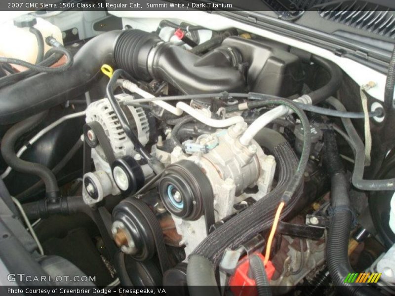 Summit White / Dark Titanium 2007 GMC Sierra 1500 Classic SL Regular Cab