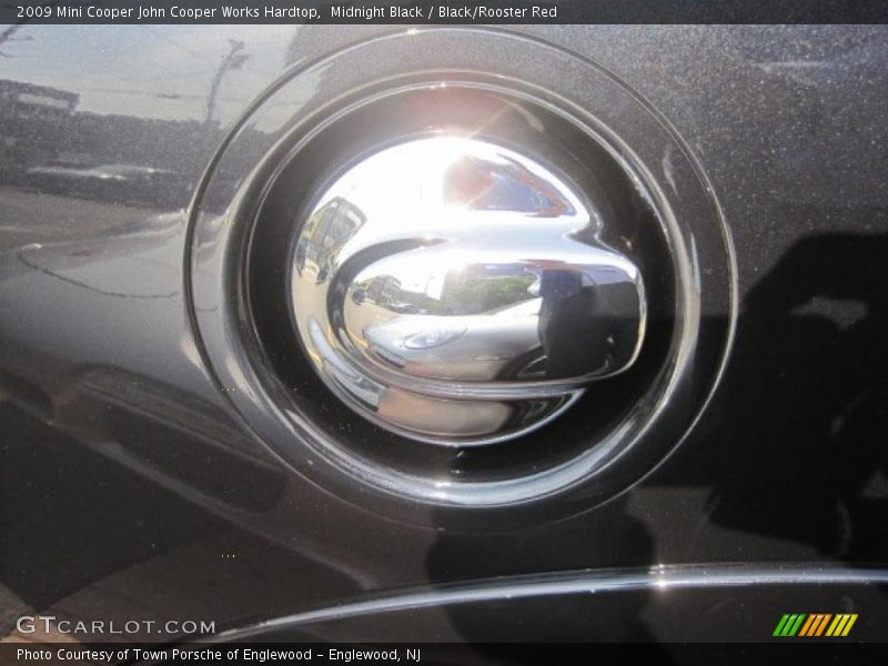 Midnight Black / Black/Rooster Red 2009 Mini Cooper John Cooper Works Hardtop