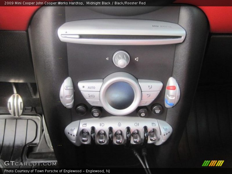 Midnight Black / Black/Rooster Red 2009 Mini Cooper John Cooper Works Hardtop