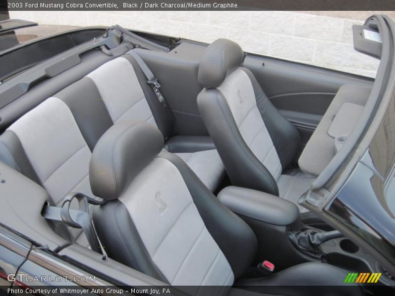 Black / Dark Charcoal/Medium Graphite 2003 Ford Mustang Cobra Convertible