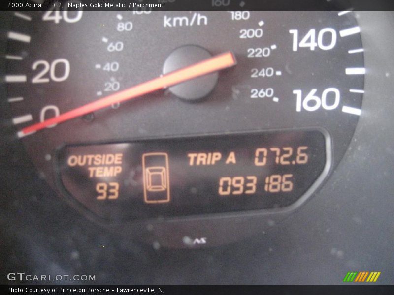 Naples Gold Metallic / Parchment 2000 Acura TL 3.2