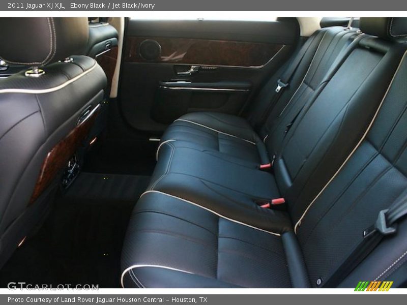 Ebony Black / Jet Black/Ivory 2011 Jaguar XJ XJL