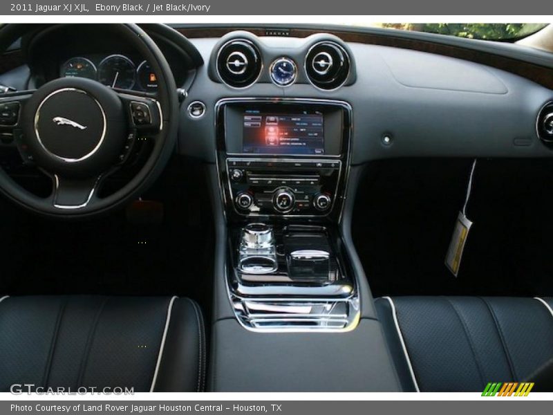 Ebony Black / Jet Black/Ivory 2011 Jaguar XJ XJL