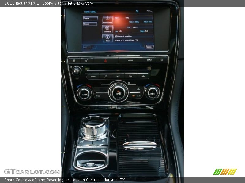 Ebony Black / Jet Black/Ivory 2011 Jaguar XJ XJL