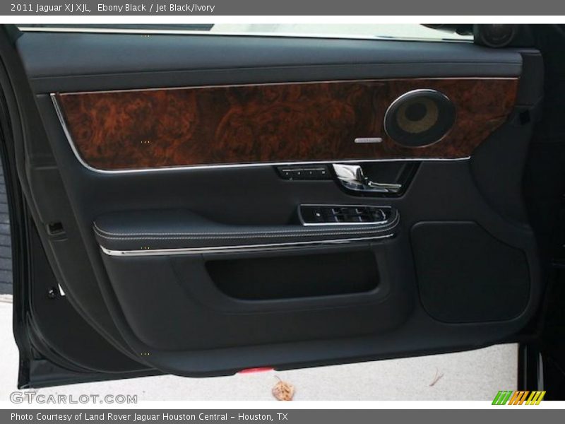 Ebony Black / Jet Black/Ivory 2011 Jaguar XJ XJL