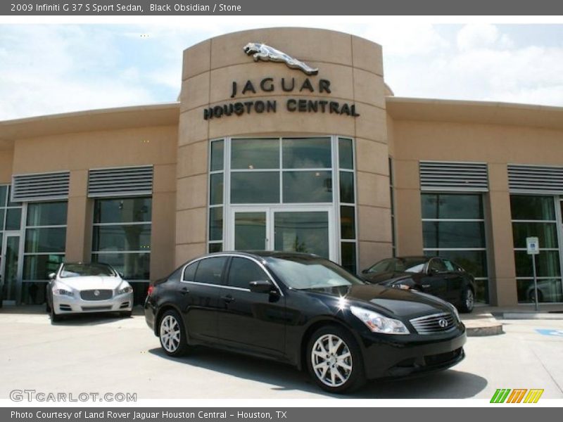 Black Obsidian / Stone 2009 Infiniti G 37 S Sport Sedan