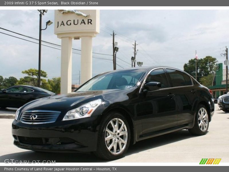 Black Obsidian / Stone 2009 Infiniti G 37 S Sport Sedan