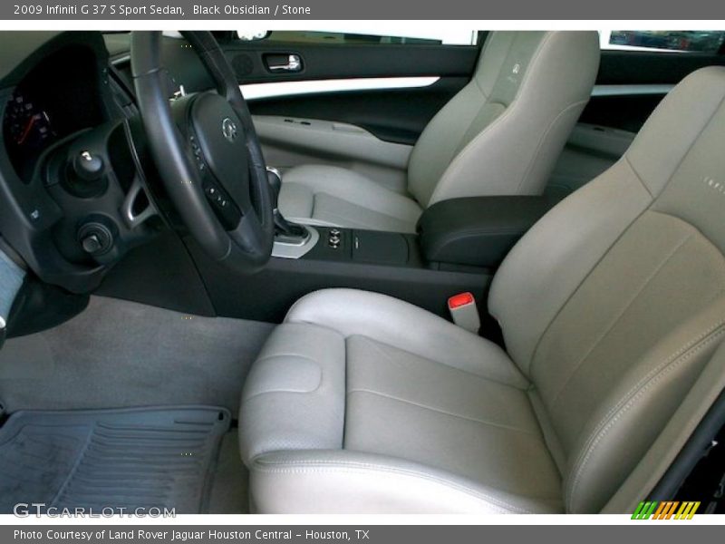 Black Obsidian / Stone 2009 Infiniti G 37 S Sport Sedan
