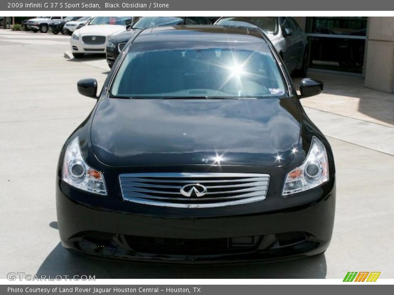 Black Obsidian / Stone 2009 Infiniti G 37 S Sport Sedan