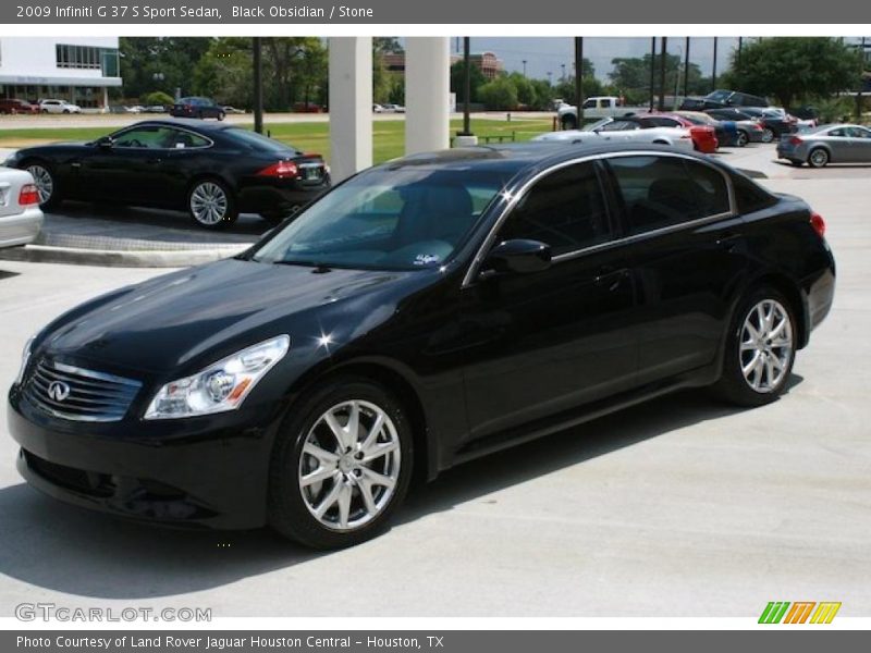 Black Obsidian / Stone 2009 Infiniti G 37 S Sport Sedan