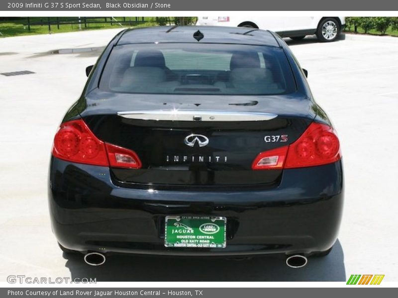 Black Obsidian / Stone 2009 Infiniti G 37 S Sport Sedan