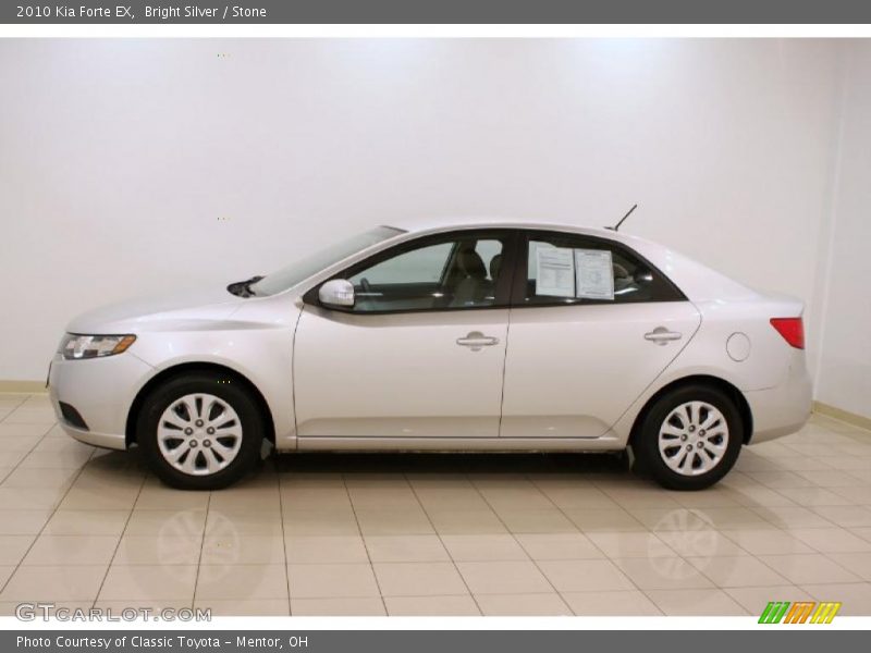 Bright Silver / Stone 2010 Kia Forte EX